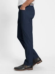 Brühl Chinohose Hose Dunkelblau/Blau