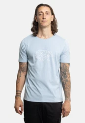 FORSBERG T-Shirt Finnson Hellblau/Blau
