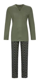 Pyjama mit V-Ausschnitt (2 tlg)