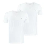 Emporio Armani Unterziehshirt 2er Pack Crew Neck Weiß/Creme/Dunkelblau/Grau