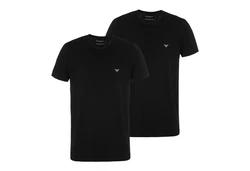 Emporio Armani Unterziehshirt 2er Pack Crew Neck Schwarz