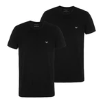 Emporio Armani Unterziehshirt 2er Pack Crew Neck Schwarz