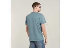G-STAR T-Shirt Base Türkis/Grün/Blau/Grau