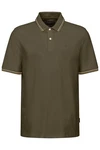 bugatti Poloshirt Dunkelgrün/Khaki