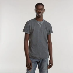 G-STAR T-Shirt 'Nifous' Dunkelgrau/Hellgrau/Schwarz/Grau