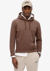 Superdry Kapuzensweatshirt Core Logo City Loose Hood braun