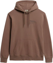 Superdry Kapuzensweatshirt Core Logo City Loose Hood braun