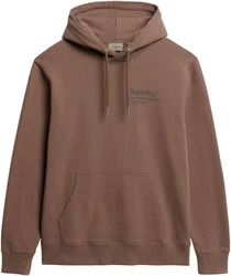 Superdry Kapuzensweatshirt Core Logo City Loose Hood braun