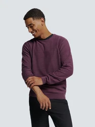 NO EXCESS Rundhalspullover Crewneck Garment Dyed (1-tlg) 