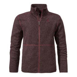 Schöffel Trekkingjacke Fleece Jacket Aurora Dunkelrot/Bordeaux/Rot/Braun