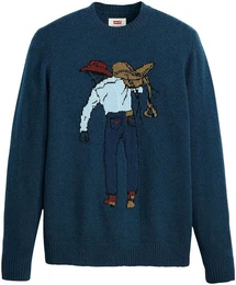 Levi's Strickpullover ORIGINAL HM SWEATER mit eingearbeitetem Motiv