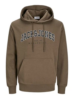 Jack & Jones Sweatshirt JJECALEB VARSITY HOOD NOOS