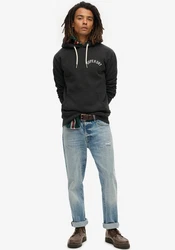 Superdry Kapuzensweatshirt Tattoo Graphic Hoodie Dunkelgrau/Schwarz/Dunkelgrün/Hellgrau/Khaki