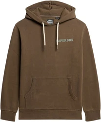 Superdry Kapuzensweatshirt Tattoo Graphic Hoodie Khaki/Dunkelgrün/Braun/Grau