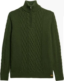 Strickpullover Jacob Cable Knit Half Zip