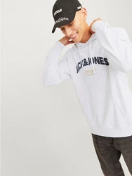 Jack & Jones Kapuzensweatshirt JORBRONX Arch Big Sweat Hood Grau/Khaki/Gelb/Blau/Silber/Gold/Hellgrau