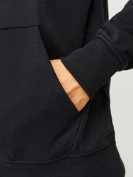 Jack & Jones Kapuzensweatshirt JORBRONX Arch Big Sweat Hood Schwarz/Hellblau/Dunkelblau