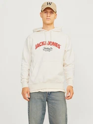 Jack & Jones Kapuzensweatshirt JORBRONX Arch Big Sweat Hood Khaki/Creme/Weiß/Orange/Gold/Hellblau/Beige