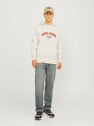 Jack & Jones Kapuzensweatshirt JORBRONX Arch Big Sweat Hood Khaki/Creme/Weiß/Orange/Gold/Hellblau/Beige
