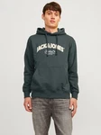 Jack & Jones Kapuzensweatshirt JORBRONX Arch Big Sweat Hood Dunkelgrün/Grün