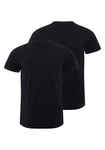 Chiemsee T-Shirt im Basic-Stil mit Logo (1) Schwarz/Dunkelblau/Lila
