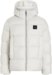 Outdoorjacke HOODED QUILT PUFFER MW mit Logopatch