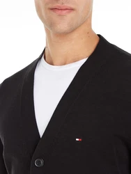 Tommy Hilfiger Strickjacke ESSENTIAL COTTON CARDIGAN schwarz