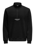 ONLY & SONS Sweatshirt ONSCURATED REG HALF ZIP SWEAT Schwarz