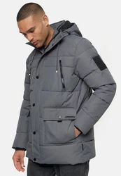 Indicode Winterjacke INWess Grau/Dunkelgrau/Hellgrau