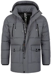 Indicode Winterjacke INWess Grau/Dunkelgrau/Hellgrau