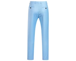 Allthemen Anzug Slim Fit Business Herrenanzug Hellblau/Blau