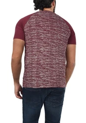 !Solid Rundhalsshirt SDMevio T-Shirt Bordeaux/Dunkelrot/Lila