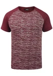 !Solid Rundhalsshirt SDMevio T-Shirt Bordeaux/Dunkelrot/Lila