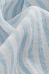 Next Leinenhemd Signature Langarmhemd Hellblau/Blau/Türkis
