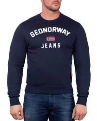 Geo Norway Rundhalspullover Herren Sweatshirt Style bagassier Navy