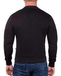 Geo Norway Rundhalspullover Herren Sweatshirt Style bagassier Schwarz