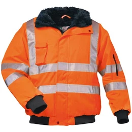 Pilotenjacke Pilotjacke Warnschutzjacke warnorange