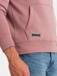 OMBRE Kapuzensweatshirt Basic Lila/Rosa
