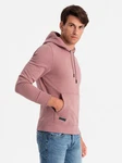 OMBRE Kapuzensweatshirt Basic Lila/Rosa