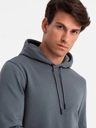 OMBRE Kapuzensweatshirt Basic Dunkelgrau/Hellgrau/Grau/Dunkelblau