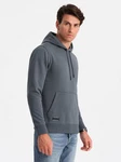 OMBRE Kapuzensweatshirt Basic Dunkelgrau/Hellgrau/Grau/Dunkelblau