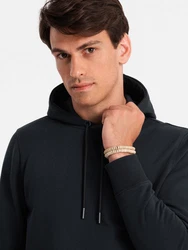 OMBRE Kapuzensweatshirt Basic Dunkelgrau/Schwarz/Dunkelblau/Grau