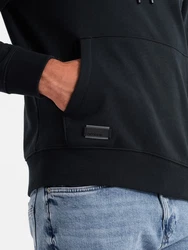 OMBRE Kapuzensweatshirt Basic Dunkelgrau/Schwarz/Dunkelblau/Grau