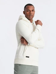 OMBRE Kapuzensweatshirt Basic Khaki/Creme/Weiß/Beige