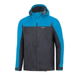 Laufjacke R3 GTX Active Hooded Jacket Black Dynamic Cyan S