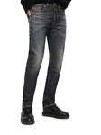 Diesel Tapered-fit-Jeans Buster 084ZU Dunkelblau/Dunkelgrau/Schwarz/Grau