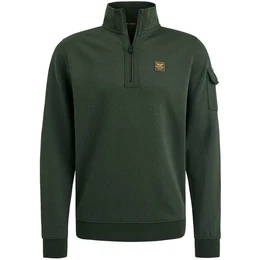 Sweatshirt Herren Sweatshirt mit Half-Zip (1-tlg)