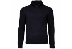 JOOP! Wollpullover Dunkelblau/Schwarz