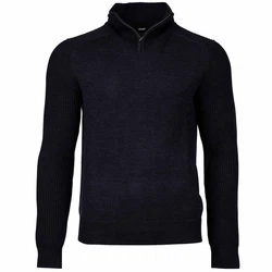 JOOP! Wollpullover Dunkelblau/Schwarz