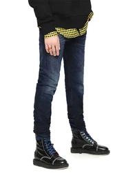 Diesel Tapered-fit-Jeans Buster 084VG Herren Jeans Hose Regular Slim Tapered Dunkelblau/Blau
